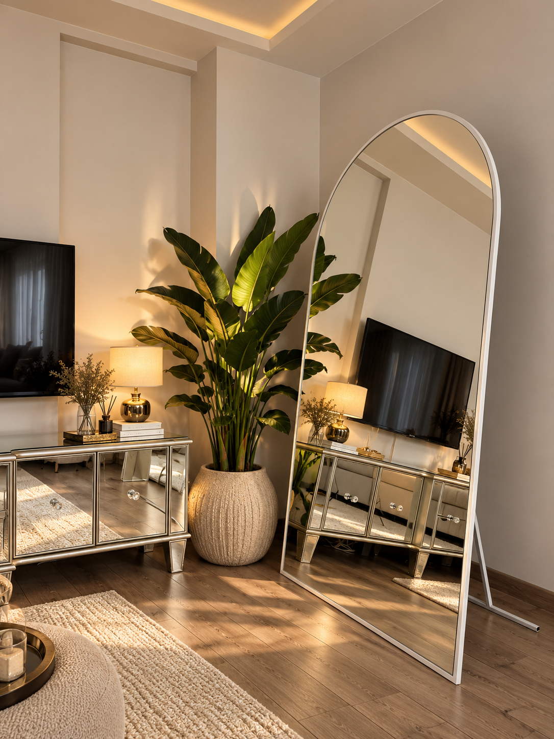 OVALER STANDSPIEGEL IN 3 FARBEN | 180×100 CM