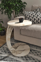 BEISTELLTISCH MIT ROLLEN IN 5 FARBEN