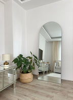 RAHMENLOS OVALER STANDSPIEGEL – 180×70 CM