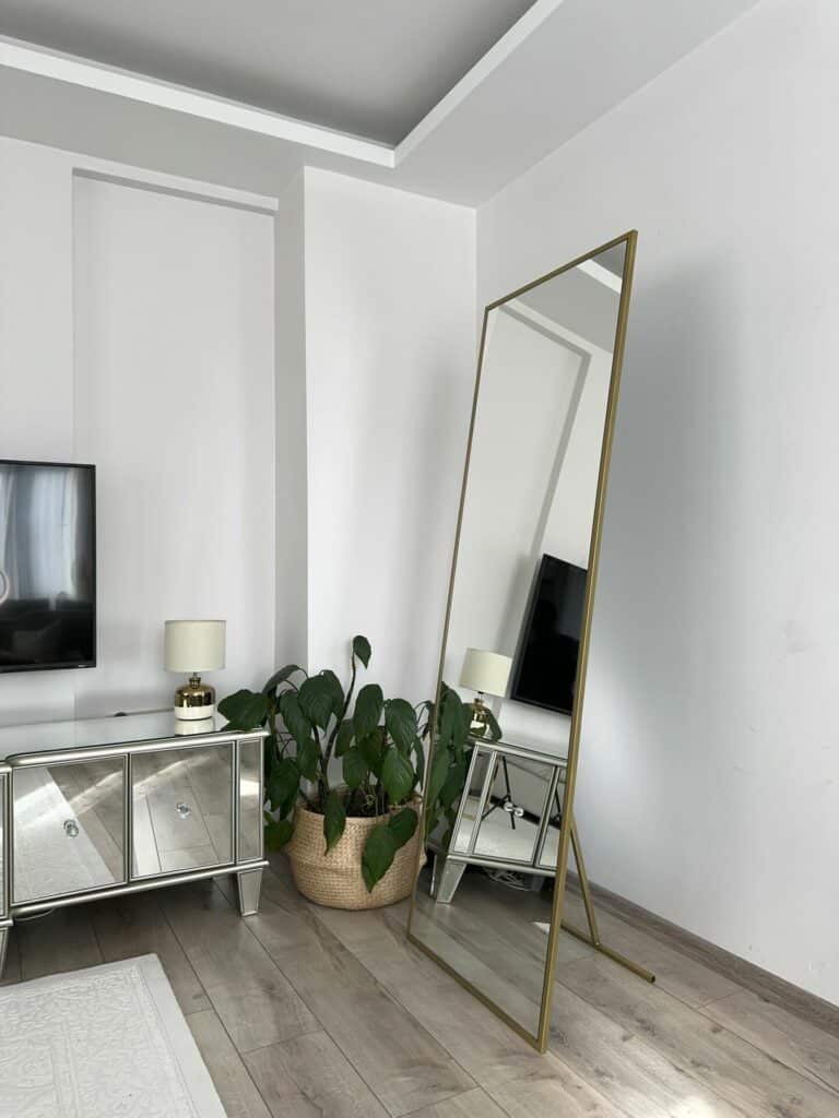 RECHTECK STANDSPIEGEL IN 2 FARBEN | 180×80 CM