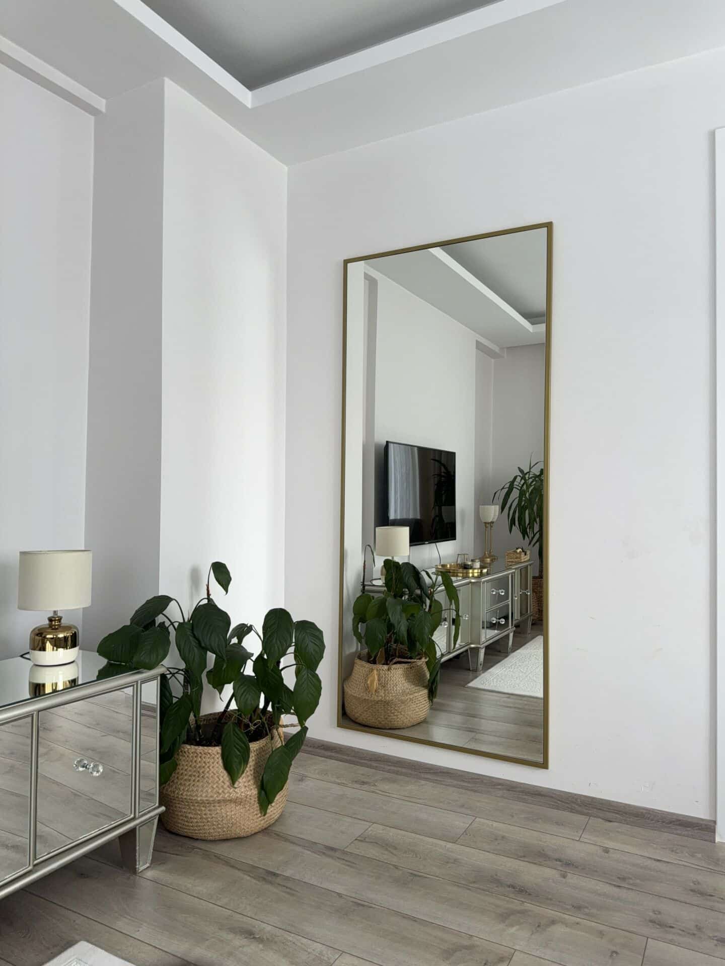 RECHTECK STANDSPIEGEL IN 2 FARBEN | 180×80 CM
