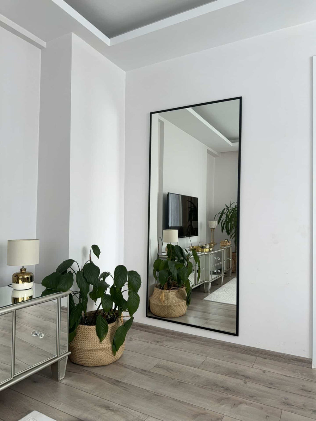 RECHTECK STANDSPIEGEL IN 2 FARBEN | 180×80 CM