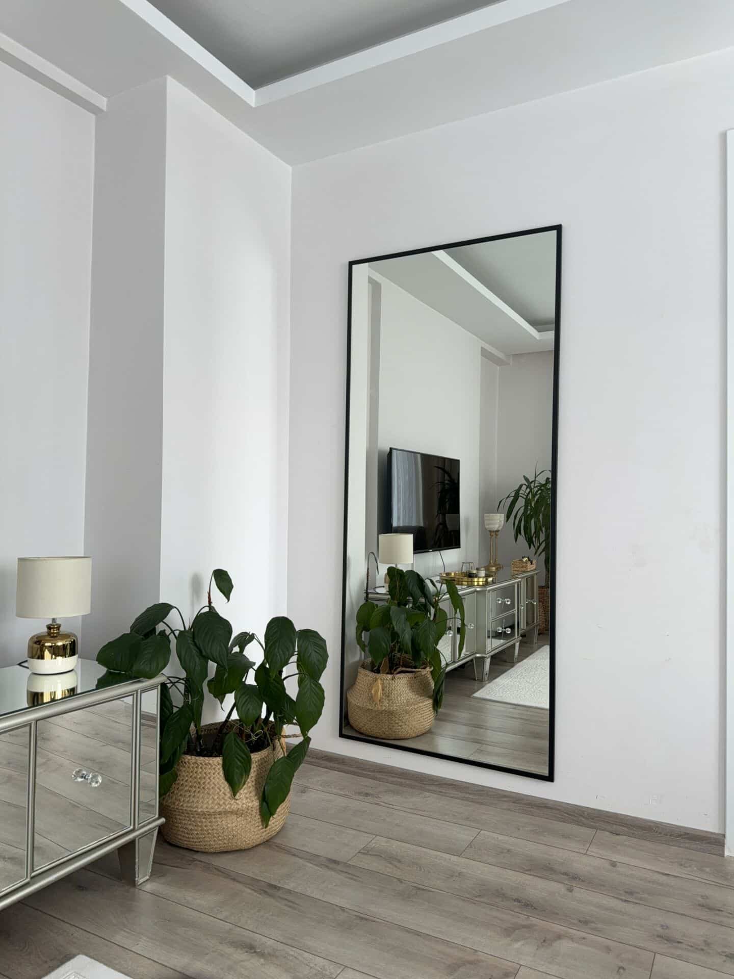 RECHTECK STANDSPIEGEL IN 2 FARBEN | 180×80 CM