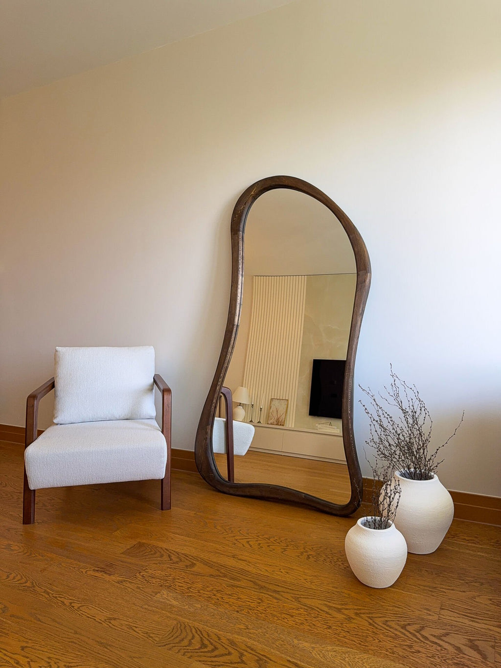 STANDSPIEGEL AUS MASSIVEM KIEFERNHOLZ – 180×100 CM