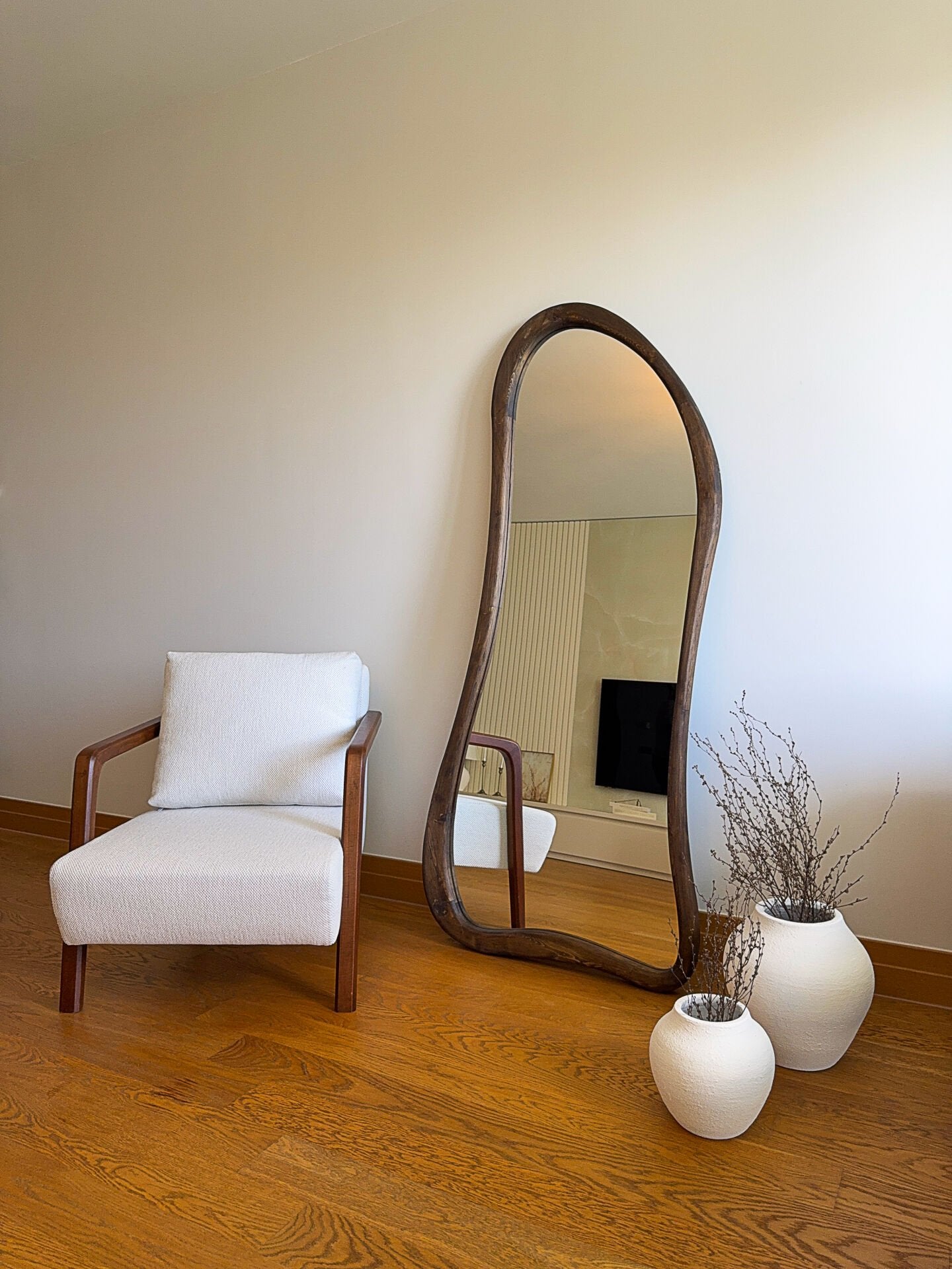 STANDSPIEGEL AUS KIEFERNHOLZ – 180×80 CM