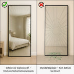 RECHTECK STANDSPIEGEL IN 2 FARBEN | 180×80 CM