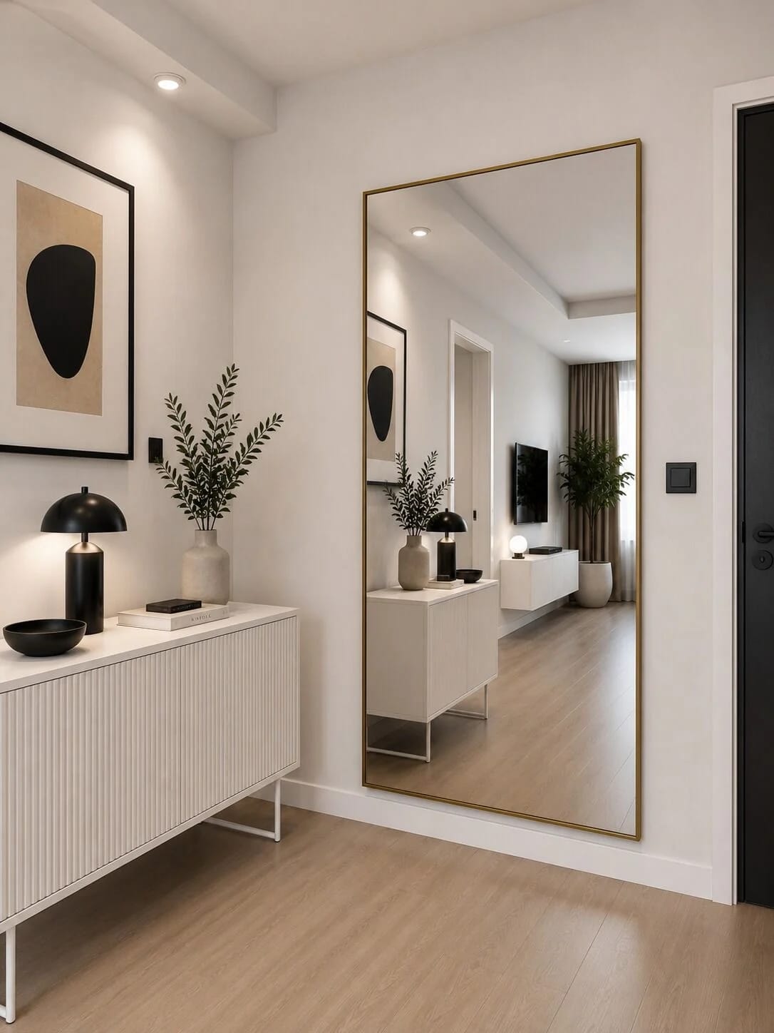 Maison Großer Ganzkörperspiegel Rechteckig 180x80 cm