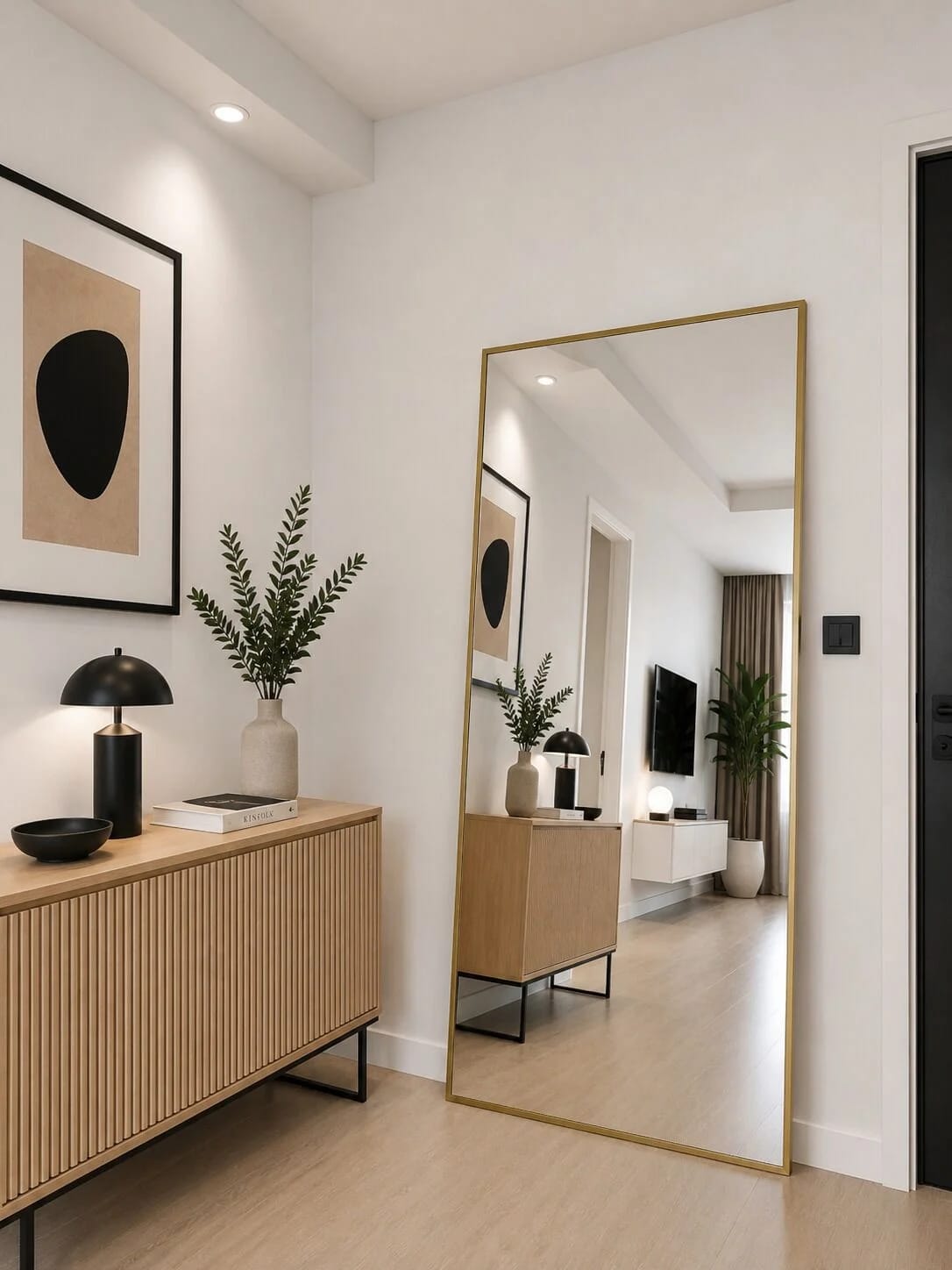 Maison Großer Ganzkörperspiegel Rechteckig 180x80 cm