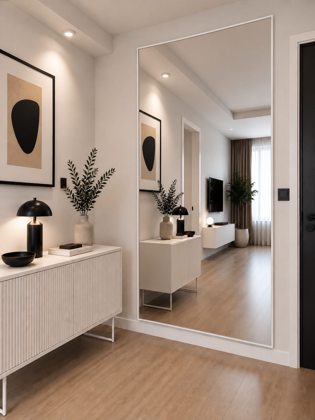 Maison Großer Ganzkörperspiegel Rechteckig 180x100 cm – Trendmöbel
