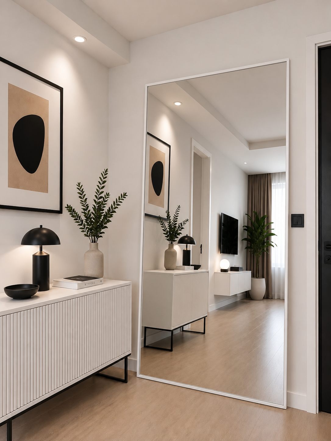 Maison Großer Ganzkörperspiegel Rechteckig 180x100 cm