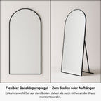 OVALER STANDSPIEGEL IN 3 FARBEN | 180×100 CM