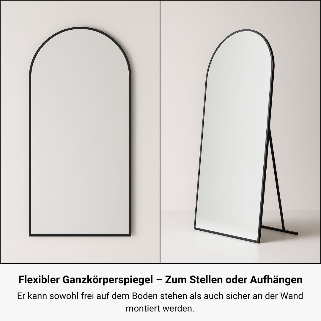 OVALER STANDSPIEGEL IN 3 FARBEN | 180×100 CM